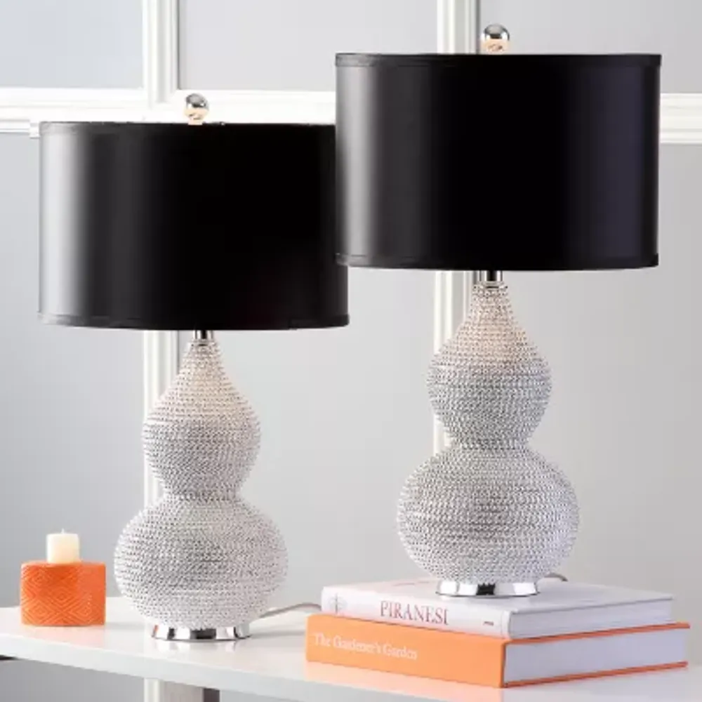 Safavieh Nicole 24.5 In High Set Of 2 2-pc. Lamp Set