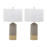 Safavieh Modern 24 In High Set Of 2 2-pc. Lamp Set