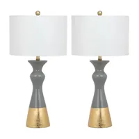 Safavieh Iris 30.5 In High Set Of 2 Lamp Set