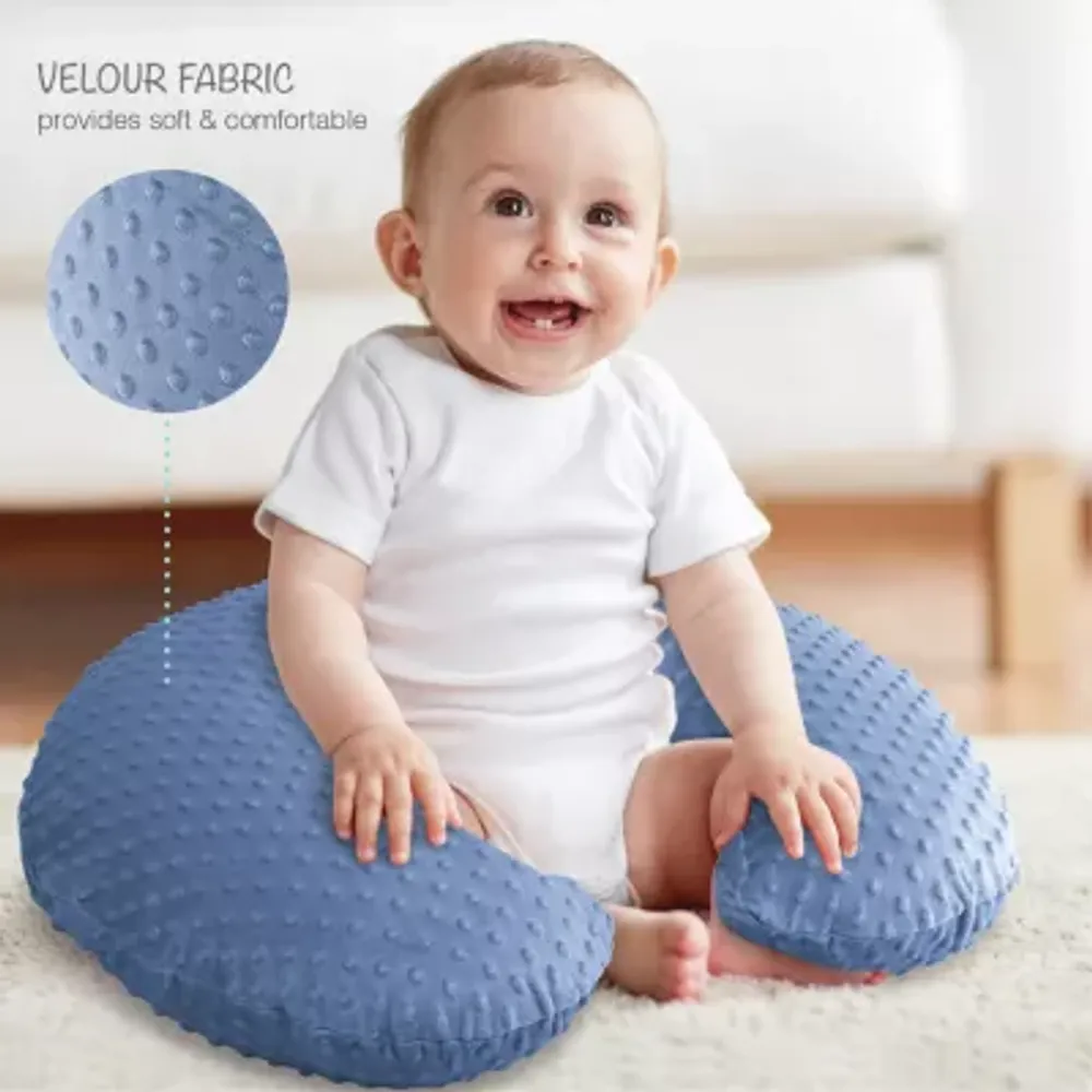 The Peanutshell Dino/Navy Dot Nursing Cover