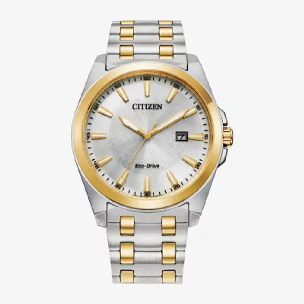 Citizen Corso Mens Two Tone Stainless Steel Bracelet Watch Bm7534-59a