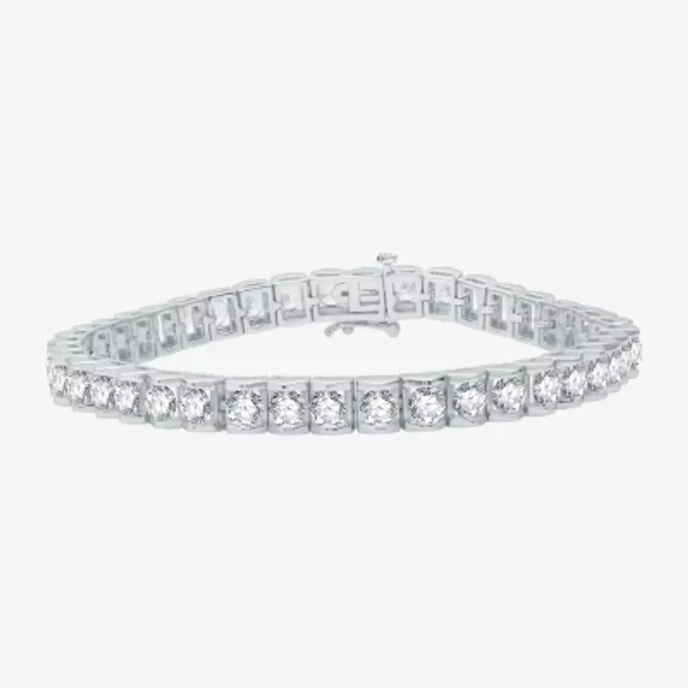 10 Ct.T.W. (H-I / I1) Lab Grown Diamond 10K White Gold 7.5 Inch Tennis Bracelet
