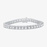 Ct.T.W. (H-I / I1) Lab Grown White Diamond 10K White Gold Inch Tennis Bracelet