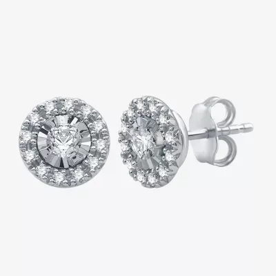 Ever Star (G / Si2-Si3) 1 CT. T.W. Lab Grown White Diamond 10K White Gold Round 2-pc. Jewelry Set