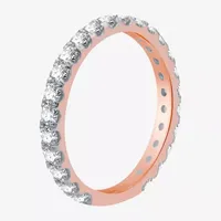 H-I / I1) CT. T.W. Lab Grown White Diamond 10K Rose Gold Wedding Band