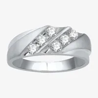 Ever Star (H-I / I1) Mens 1/2 CT. T.W. Lab Grown White Diamond 10K Gold Fashion Ring