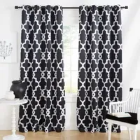 Exclusive Home Curtains Ironwork Grommet Top Energy Saving Blackout Set of 2 Curtain Panels
