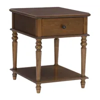 Percy Living Room Collection 1-Drawer End Table