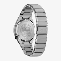 Citizen Marvel Black Panther Mens Silver Tone Bracelet Watch Aw1668-50w