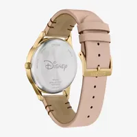 Citizen Mickey Mouse Mickey Mouse Womens Pink Leather Strap Watch Bv1132-08w