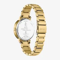 Citizen Beauty and the Beast Princess Womens Gold Tone Stainless Steel 2-pc. Watch Boxed Set Fe7048-51d