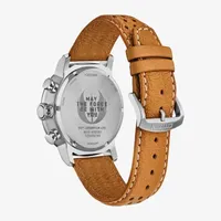 Citizen Rebel Pilot Star Wars Mens Orange Leather Strap Watch Ca0761-06w