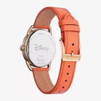 Citizen Minnie Mouse Womens Pink Leather Strap Watch Fe6087-04w