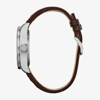 Citizen Han Solo Star Wars Mens Brown Leather Strap Watch Aw5009-03w