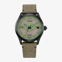 Citizen Yoda Star Wars Mens Strap Watch Bm6839-06w