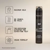Redken Styling Max Hold Hairspray Strong Hold Hair Spray - 9 oz.