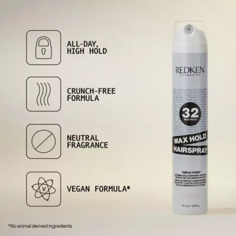 Redken Styling Max Hold Spray Neutral Fragrance Strong Hold Hair Spray - 9.1 oz.