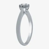 I Said Yes (H-I / I1) Womens 1/4 CT. T.W. Lab Grown White Diamond Sterling Silver Round Solitaire Bridal Set