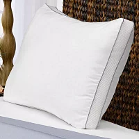 Ella Jayne Cotton Mesh Gusseted Shell Medium Density Memory Fiber Pillow, for All Sleep Positions