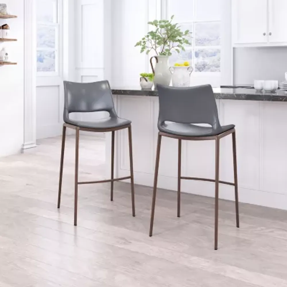 Ace 2-pc. Upholstered Bar Stool