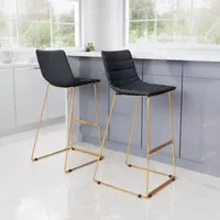 Adele 2-pc. Upholstered Bar Stool