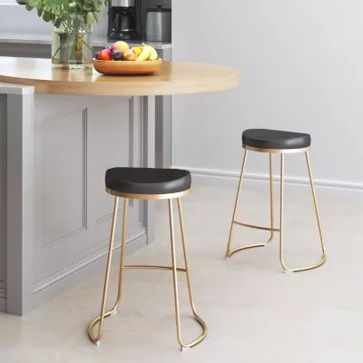 Bree 2-pc. Counter Height Upholstered Bar Stool