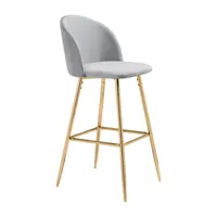 Cozy Upholstered Bar Stool