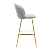 Cozy Upholstered Bar Stool