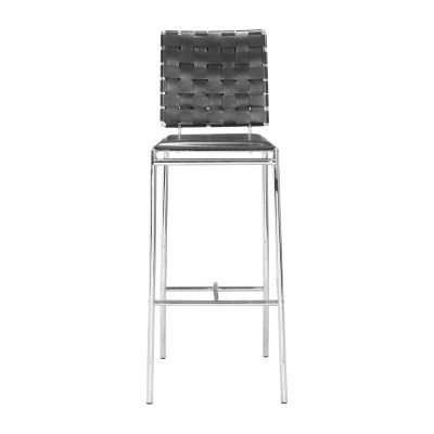 Criss Cross 2-pc. Counter Height Upholstered Bar Stool