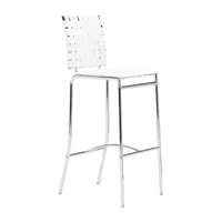 Criss Cross 2-pc. Counter Height Upholstered Bar Stool