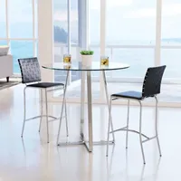 Criss Cross 2-pc. Upholstered Bar Stool