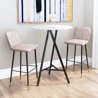 Manchester 2-pc. Upholstered Bar Stool