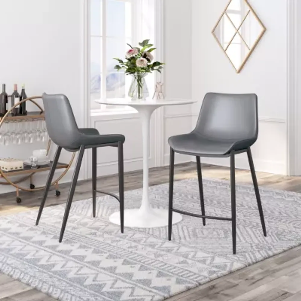 Magnus 2-pc. Counter Height Upholstered Bar Stool