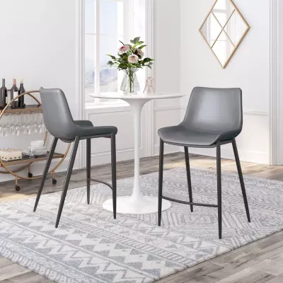 Magnus 2-pc. Counter Height Upholstered Bar Stool