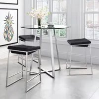 Lids 2-pc. Counter Height Upholstered Bar Stool