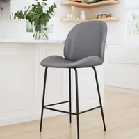 Miles Counter Height Upholstered Bar Stool