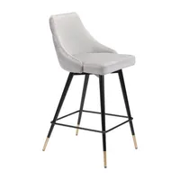 Piccolo Counter Height Upholstered Bar Stool