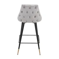 Piccolo Counter Height Upholstered Bar Stool