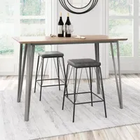 Samuel 2-pc. Upholstered Bar Stool