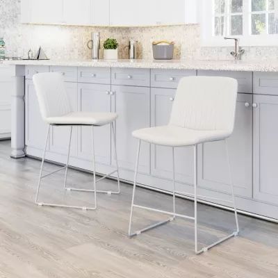 Mode 2-pc. Counter Height Upholstered Bar Stool