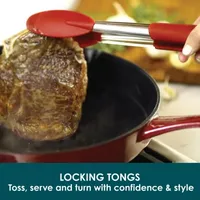 Rachael Ray Lil' Huggers Locking 2-pc. Tongs Set