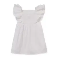 Okie Dokie Toddler & Little Girls Sleeveless Flutter Sleeve Sundress