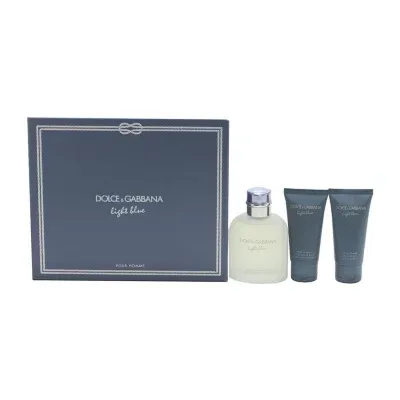 DOLCE&GABBANA Light Blue Pour Homme Eau De Toilette 3-Pc Gift Set ($165 Value)