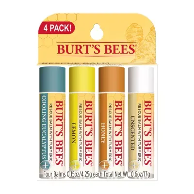 Burts Bees  Lip Balm Rescue 4 Pack