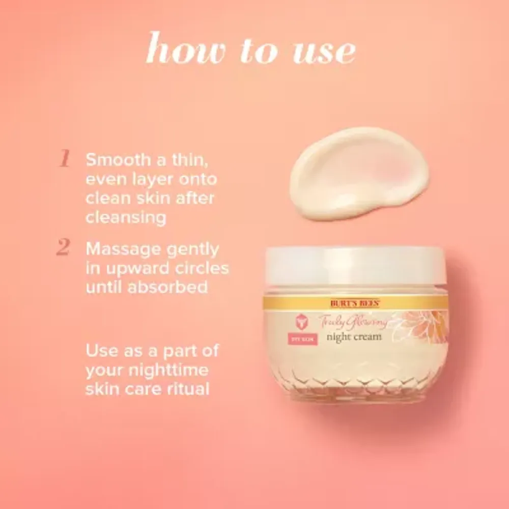 Burts Bees  Truly Glowing Night Cream