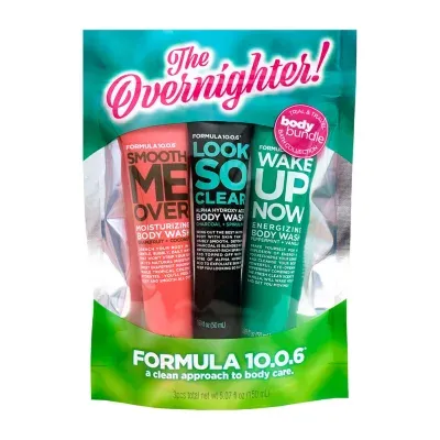 Formula 1006 Overnighter 3 - Piece Mini Body Wash Bundle ($12.75 Value)