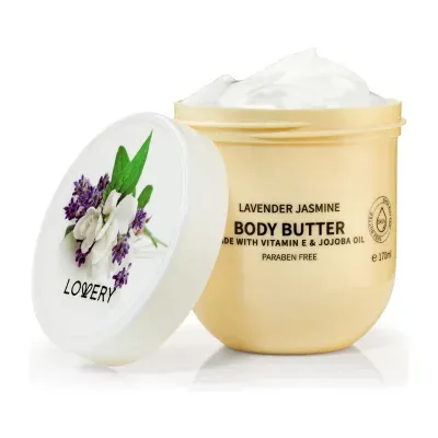 Lovery Lavender Jasmine Body Butter - 6oz ($18 Value)