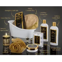 Lovery French Vanilla Home Bath Gift Set -14pc Body Care Kit