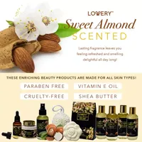 Lovery Sweet Almond Bath And Body Gift Basket - 11pc Spa Set