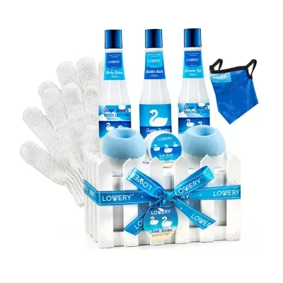 Lovery Ocean Breeze Spa Gift Basket - 8pc Bath And Body Kit
